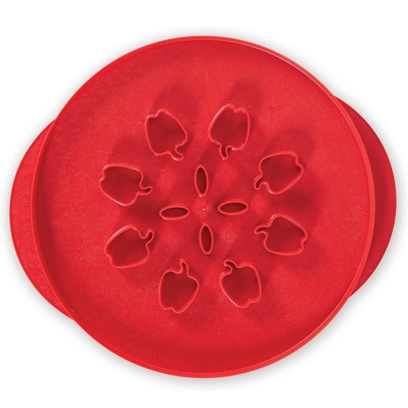 Nordic Apple and Leaves Reversible Pie Top Cutter - Picture 1 of 5